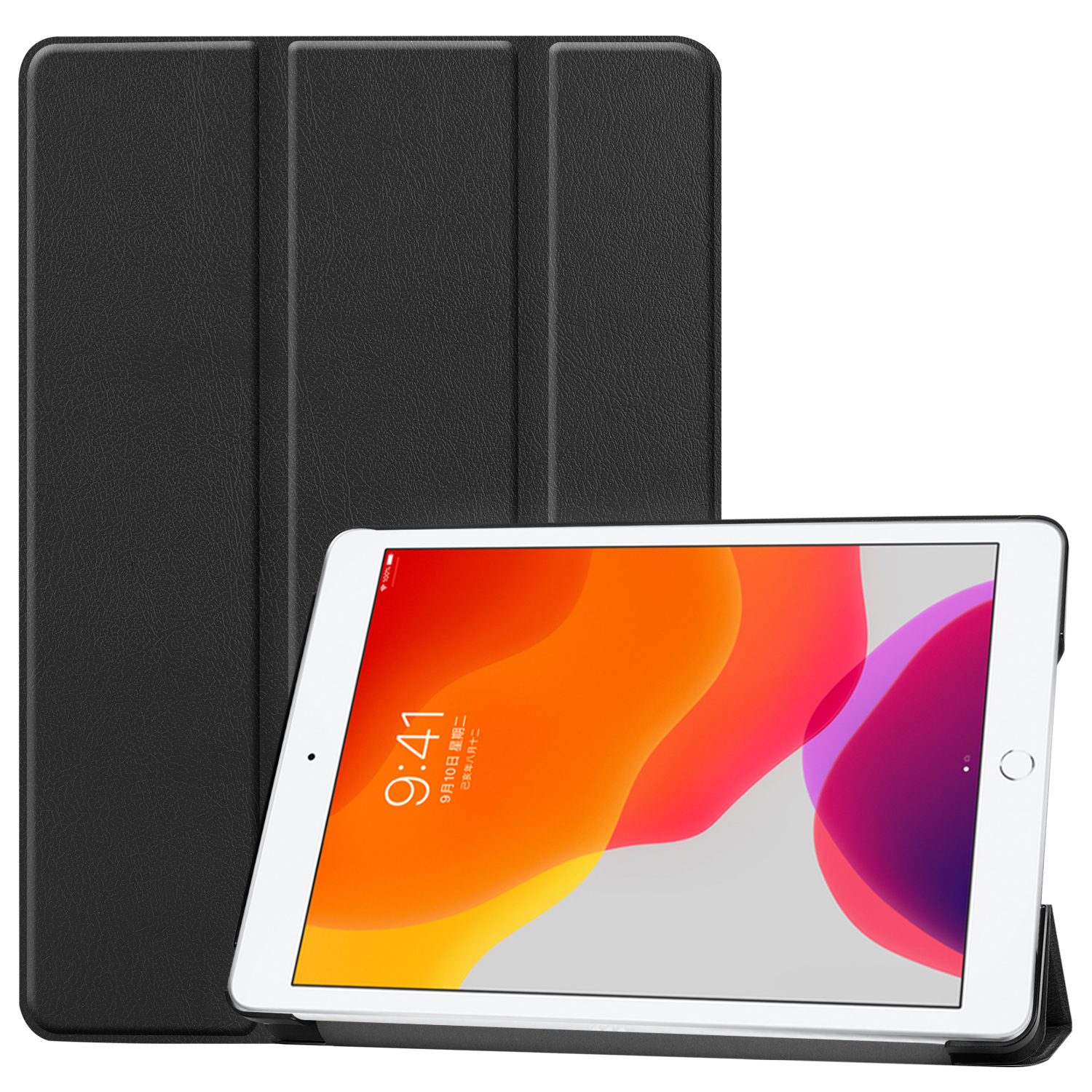Wholesale cheap china universal stand pu leather case cover for ipad with pencil holder